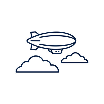 Airship Blimp Dirigible Flying Vehicle.