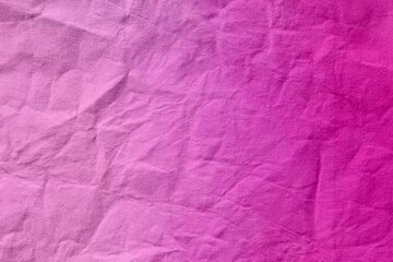 Fototapeta premium Crumpled Pink Gradient Paper Texture Background