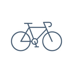 Obraz premium Bicycle Outline Icon Design Transportation.
