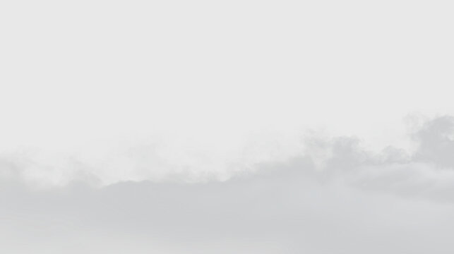 Clouds in a clear view against a light background without any interrupting elements in the sky during daytime, PNG with a light overlay