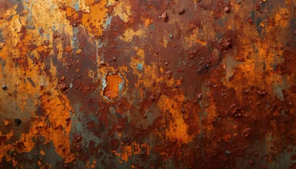 Rusted Metal Surface Grunge Texture Background © Graphizo