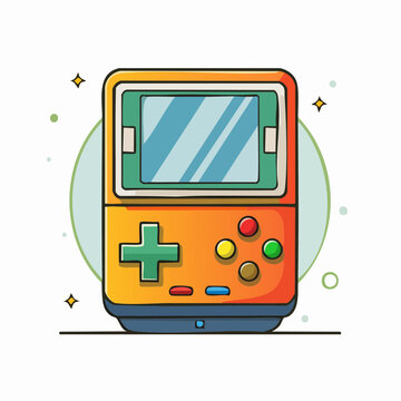 Retro Handheld Video Game Console
