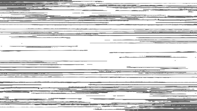 Glitchy lines on white background for digital or technology design element purposes only