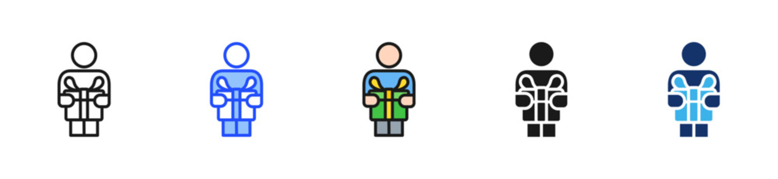 Loyalty Program Icon Collection With Multiple Styles