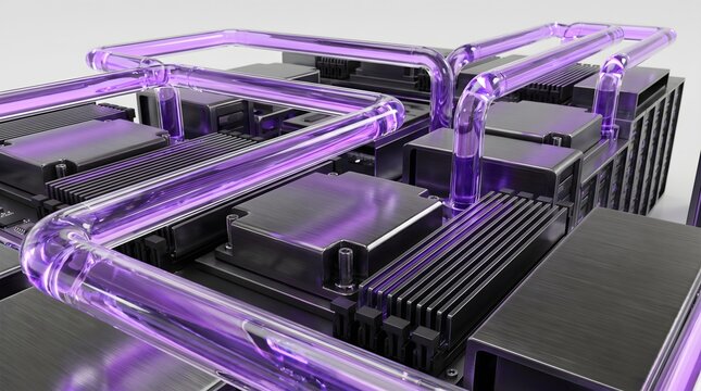 Advanced Data Center Liquid Server Cooling System Abstract Background
