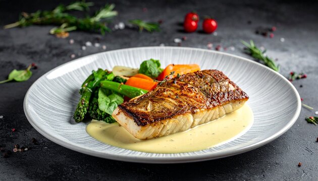 Steinbutt mit Champagner-Sauce