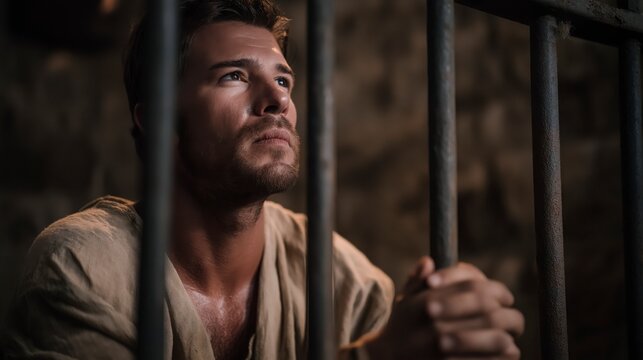 At midnight, a powerful earthquake shakes the prison in Philippi, opening the doors and breaking the chains, while Paul and Silas remain faithful and unafraid.
