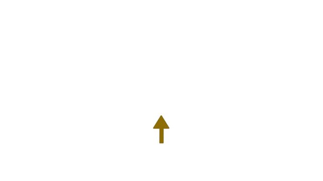 Animation of a simple black arrow stretching across a chromatic- 4K 4K stock video Animated Video, Up Arrow, Arrow - Bow and Arrow, Arrow Symbol, Traffic Arrow Sign