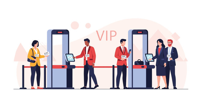 VIP Security Checkpoint Crowd Control Elite Access Event Admission