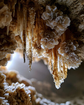 Explore the Magnificent Underground Wonders: Stalactite Cave Formations and Geological Beauty in Nature's Intricate Ecosystem