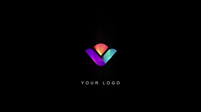 3d energetic electric modern glitch logo animation. a modern presentation to your brand. 4k high fps, 3d render, 3d render of a logo stings