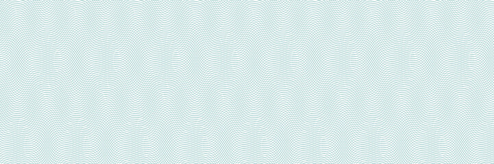 Obraz premium Elegant blue guilloche pattern with wavy geometric lines on a white background for decorative diploma and certificate design template