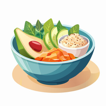 Darmfreundliche Bowl mit fermentierten Zutaten
