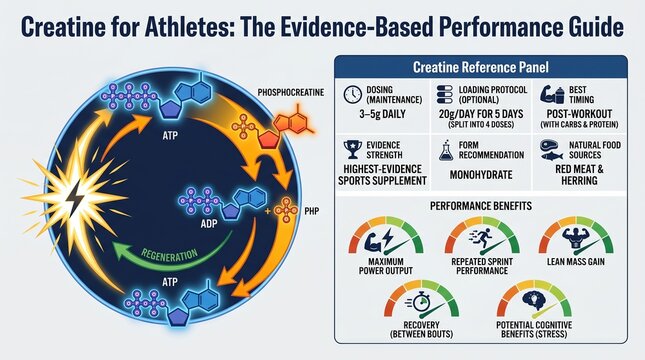 Creatine for Athletes: Evidence-Based Performance Guide