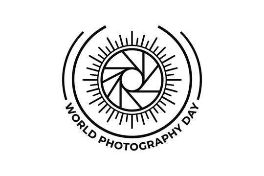 World photography day logo
