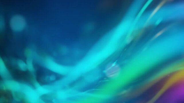 Colorful light streaks flowing across a dark gradient background abstract video footage background b roll