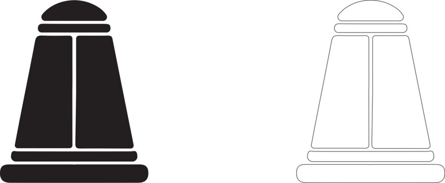 Space descent module vector icon, re-entry capsule symbol, landing craft, mission completion and atmospheric reentry.