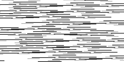 Random white noise seamless pattern. Line TV interference screen repeating texture. Black and white horizontal irregular lines backdrop. Glitch or failure video effect wallpaper. Vector VHS background © Dul