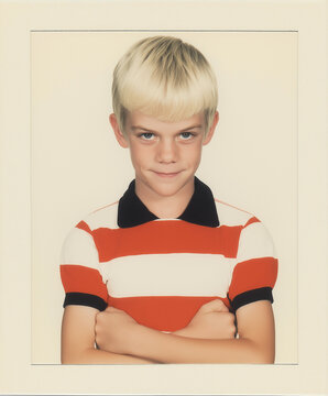 super-cringy late 1980s school portrait