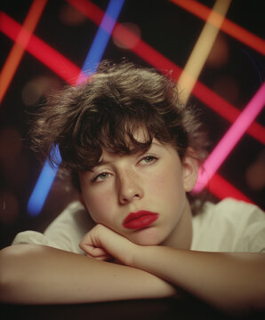 super-cringy late 1980s school portrait