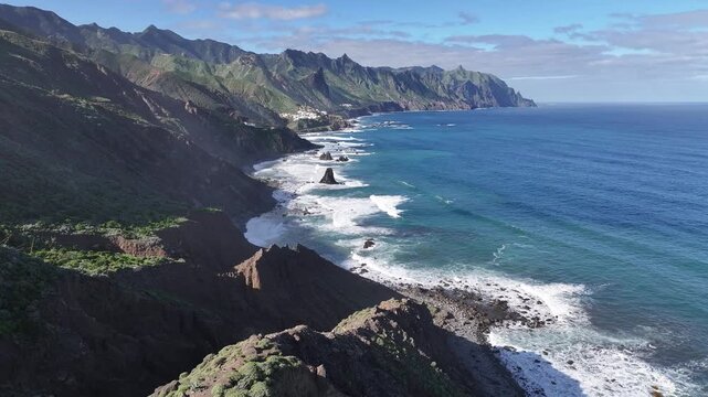 Anaga Rural Park with Atlantic Coastline, Northern Tenerife, Spain