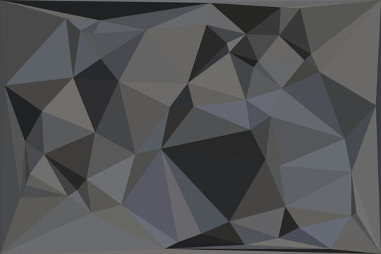Dark gray low poly geometric pattern background with triangular shapes for web layouts.