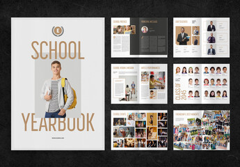 School Yearbook Layout