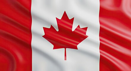 Obraz premium Canada day flag background with text copy space
