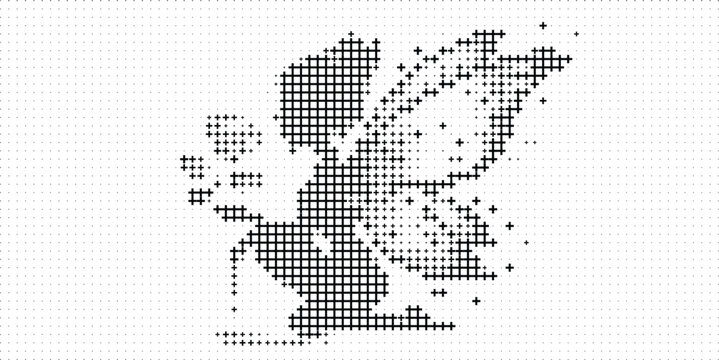 Black Plus Sign Pattern on White Background, Abstract Plus Symbol Design White Background