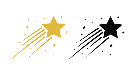 shooting stars vector illustration star astronomy cosmic © MDHABiBUR