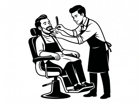 Barber shaves