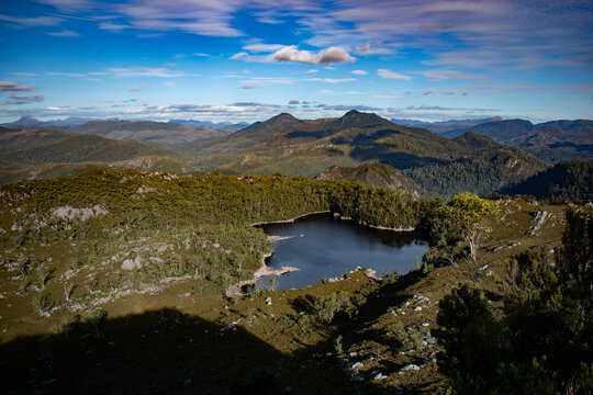 Australia, Mount Farrell is located East of the township of Tullah on the West Coast of Tasmania. This short and accessible hike offers breathtaking views of its surrounding landscape.