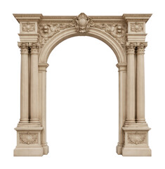 Fototapeta premium PNG Elegant classical architectural arch