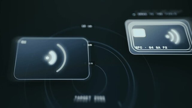 Near Field Communication NFC technology concept