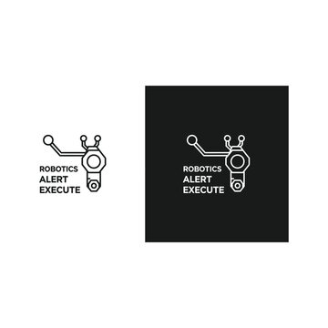 Robotics Alert Execute Icon Set