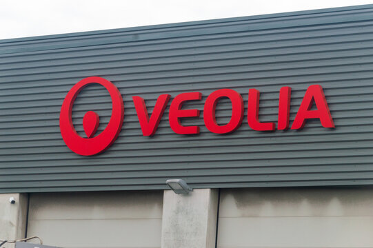 Antwerp, Belgium - May 7, 2026: Logo of Veolia company.