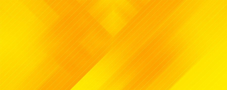 Abstract yellow square shape with futuristic concept background