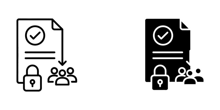 Folder icon set with document file storage symbols document directory