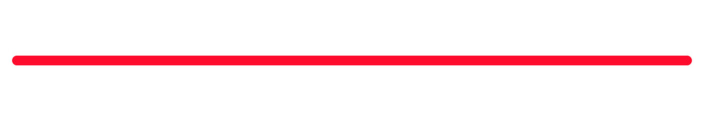 Obraz premium Straight line stripe series from thin to thick. red rounded straight line