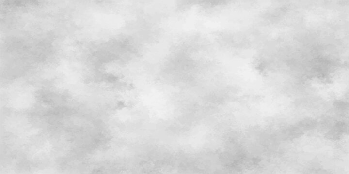 A soft, diffused cloudscape fills the frame, rendered in ethereal shades of white and grey, creating a tranquil and atmospheric background.