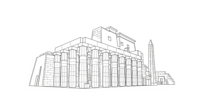 Ancient Roman Architecture Building Structure.