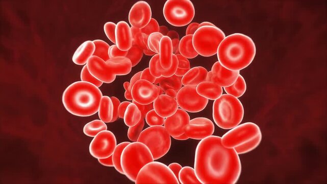 Blood Clot Formation Inside Human Blood Vessel Cross Section Illustrating Thrombosis and Vascular Health