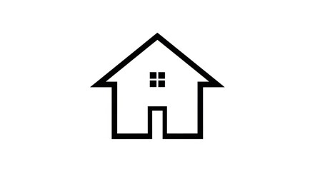 Fototapeta premium house icon vector illustration