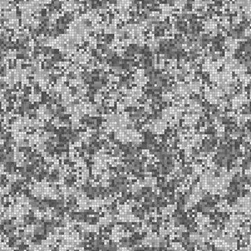 Gray pixel camouflage pattern, digital texture for printing clothes, paper, fabric. Stock Vector