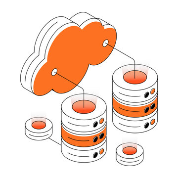 An illustration design of cloud database 