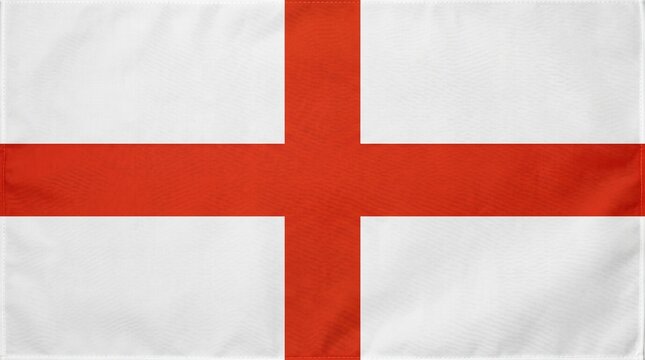 England&rsquo;s St. George&rsquo;s Cross flag with bold red cross on white field, historic emblem symbolizes heritage, identity, and enduring national pride rooted in tradition.