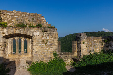 Fototapeta premium Hohenurach Ruins: View of the Valley