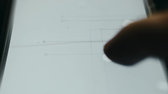 Modern cloud technology infrastructure network visualization