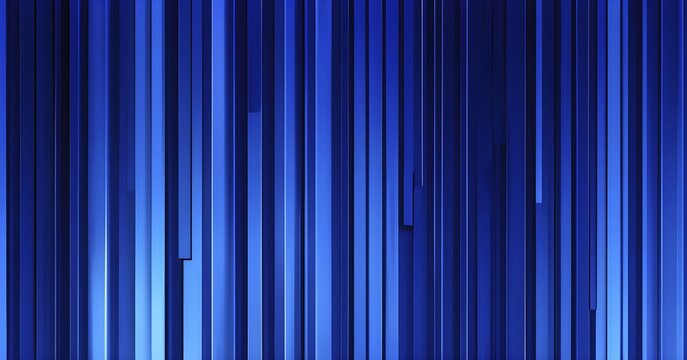 Dynamic abstract digital artwork showcasing a series of vertical lines in varying shades, creating a modern and sleek visual texture, AI generated