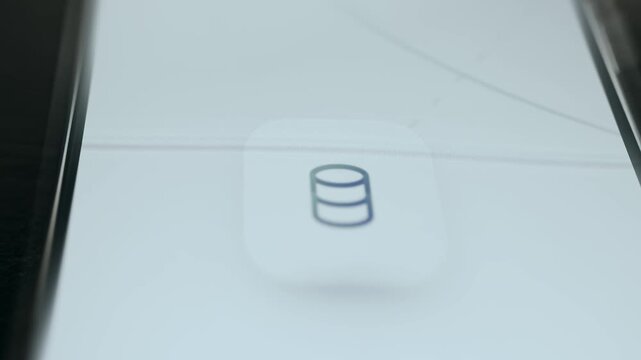 Symbol for a database and data storage